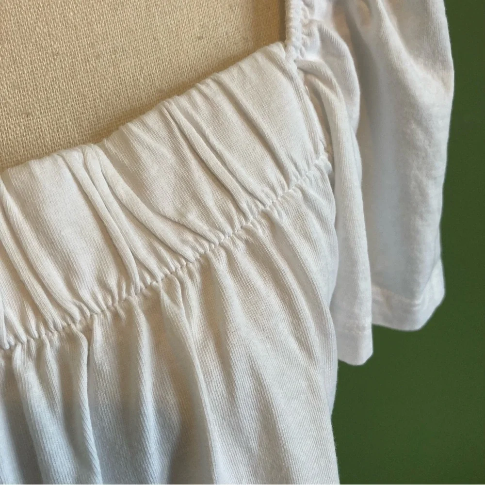 H&M White Puff Sleeve Blouse - Picture 6 of 7